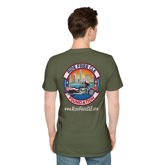 Ride Free CLE - Unisex Softstyle T-Shirt - OCDandApparel