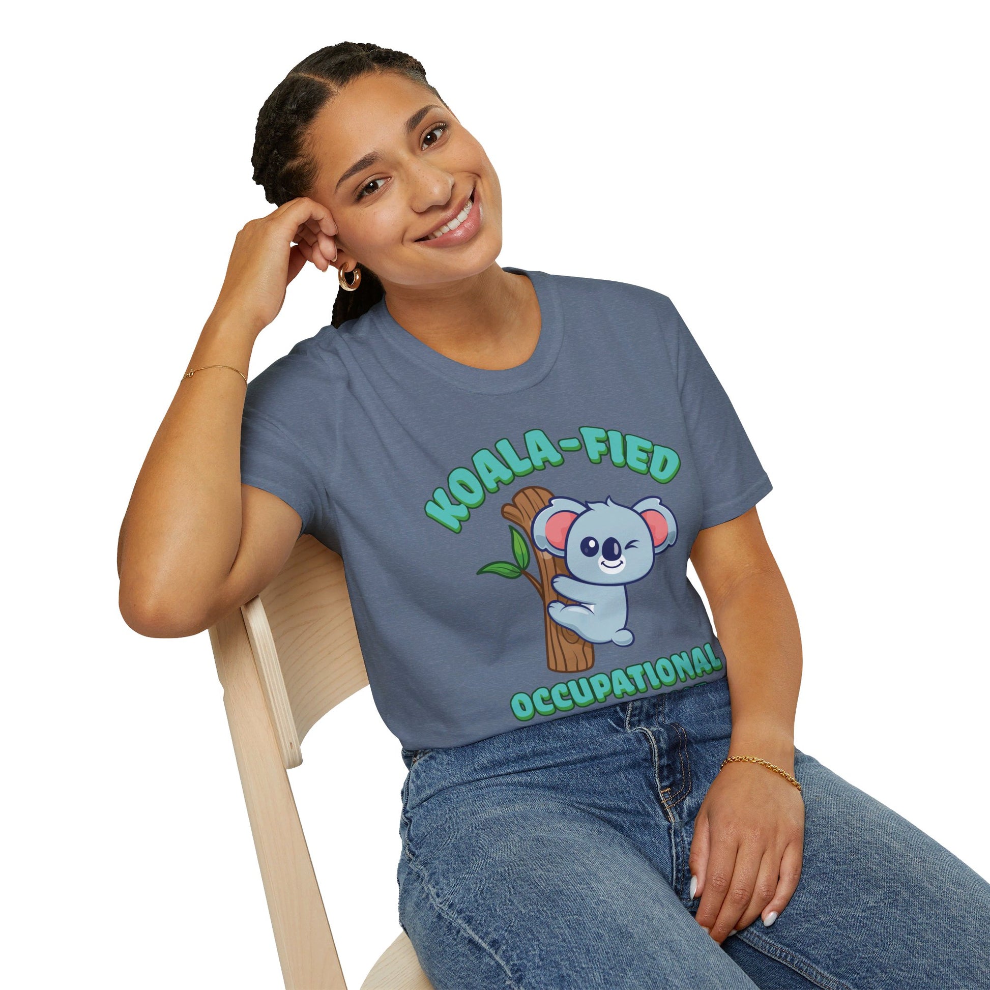 Koala-Fied Occupational Therapist - Unisex Softstyle T-Shirt - OCDandApparel