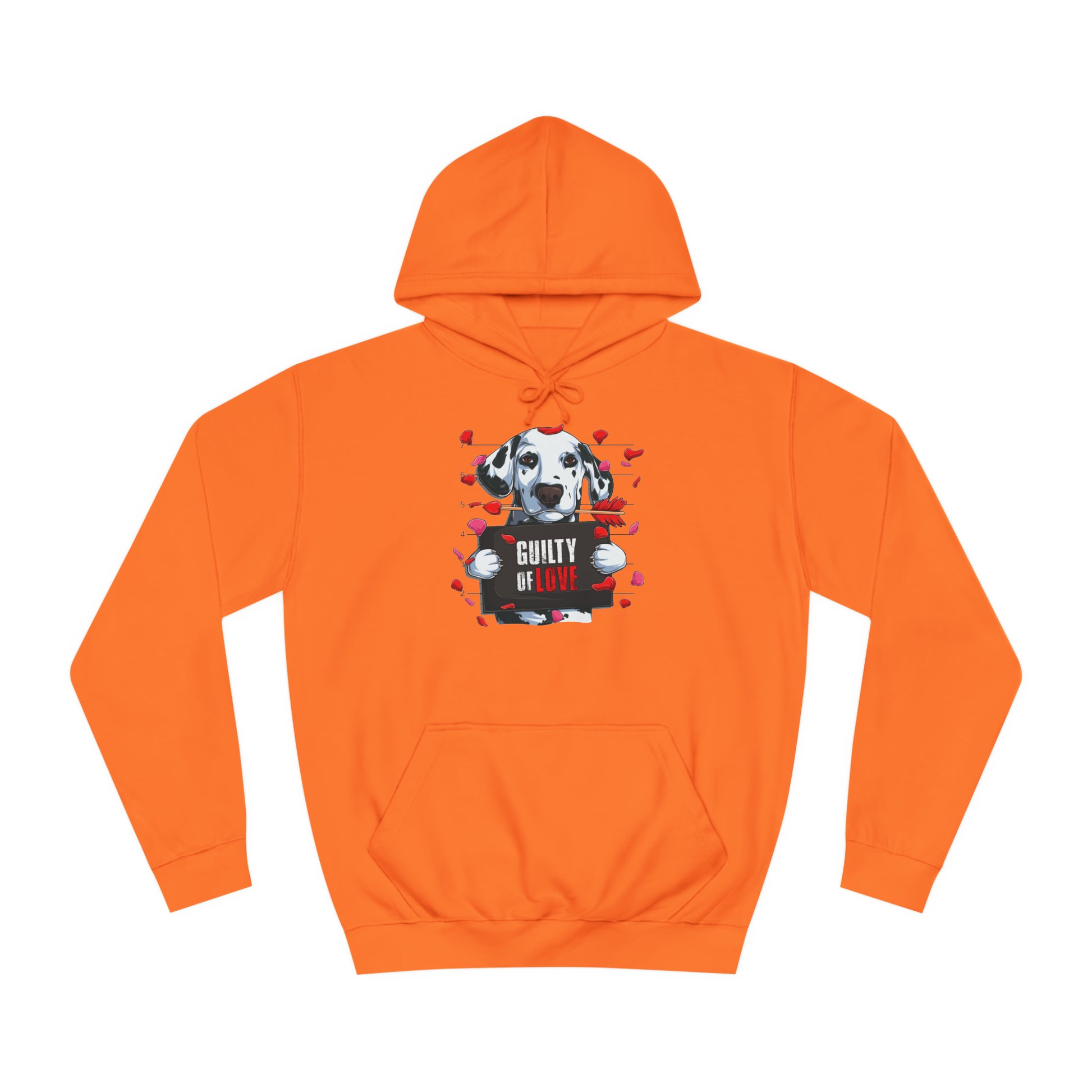 Guilty of Love Dalmatian - Unisex College Hoodie - OCDandApparel