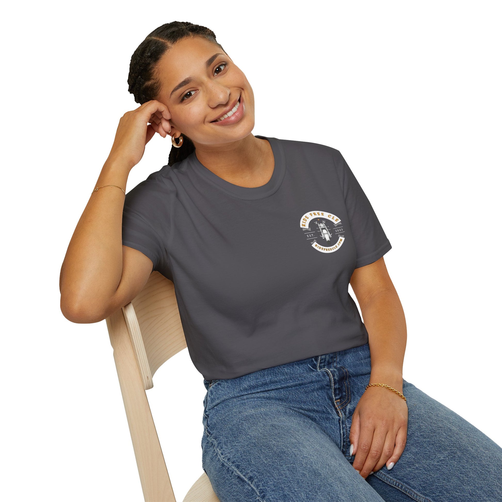 Ride Free CLE - Unisex Softstyle T-Shirt - OCDandApparel