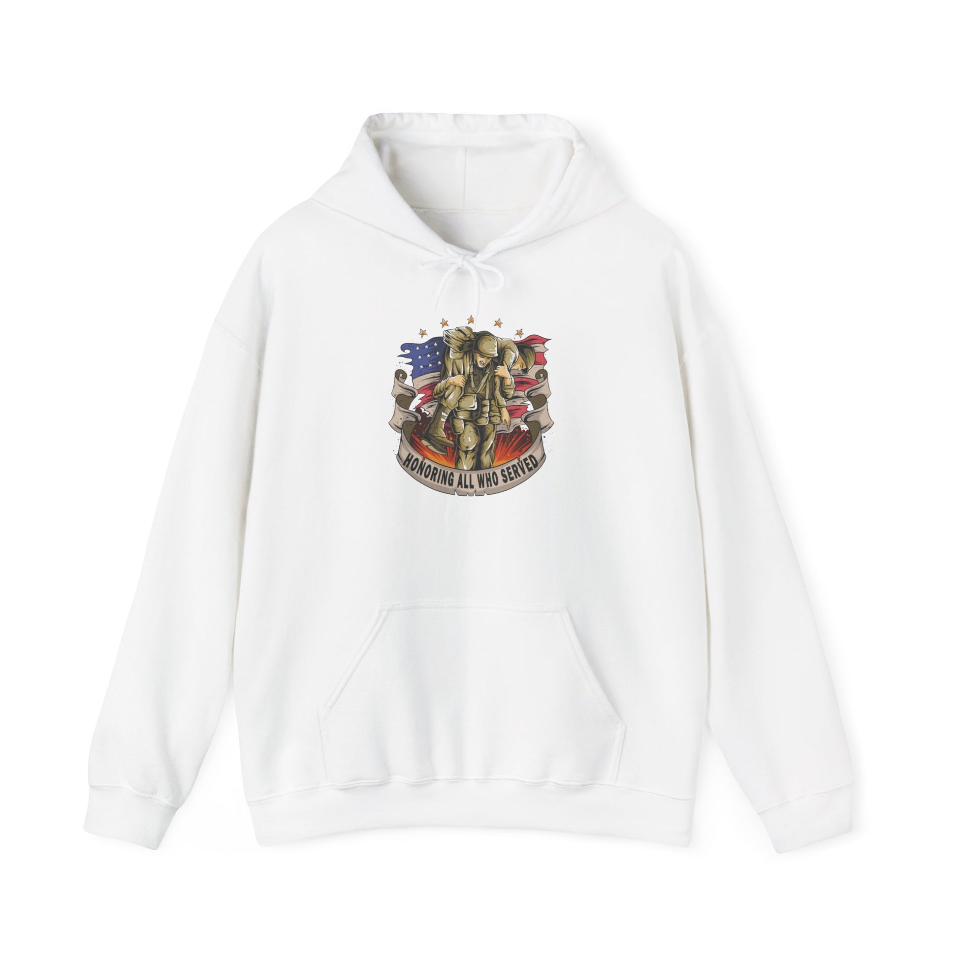 Honoring All Who Served - Unisex Heavy Blend™ Hooded Sweatshirt - OCDandApparel