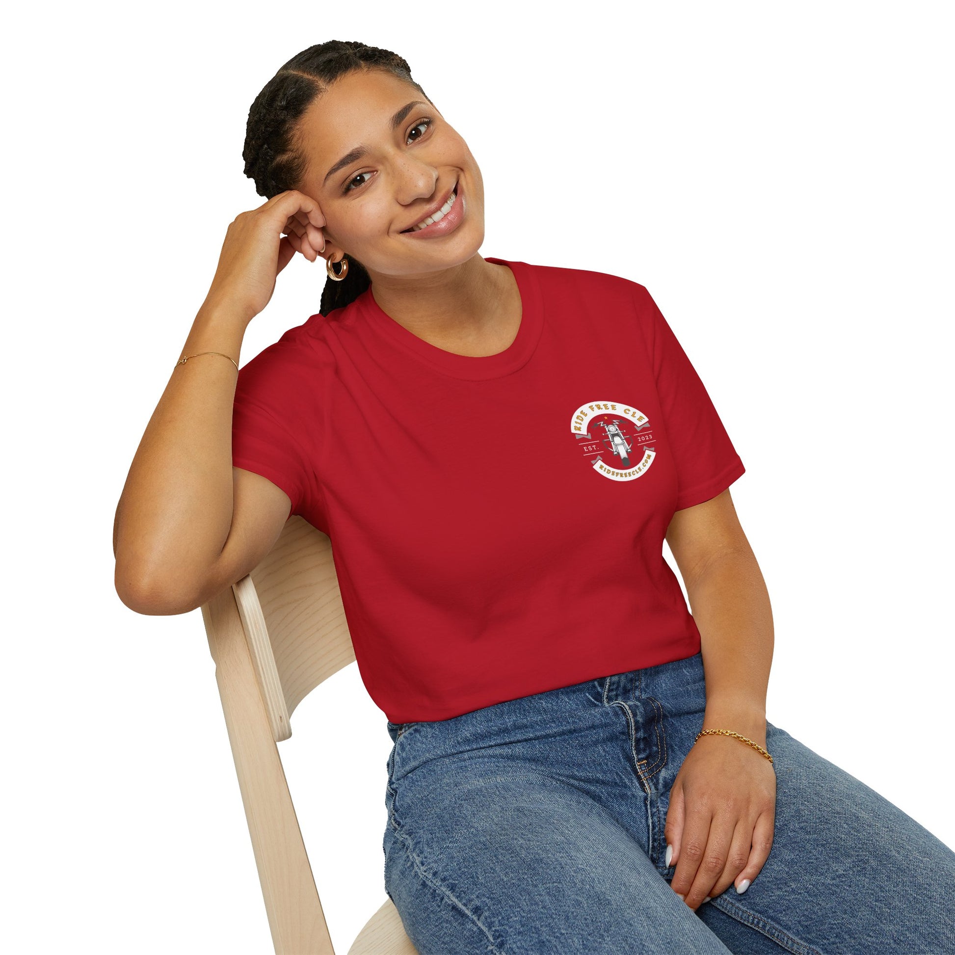 Ride Free CLE - Unisex Softstyle T-Shirt - OCDandApparel