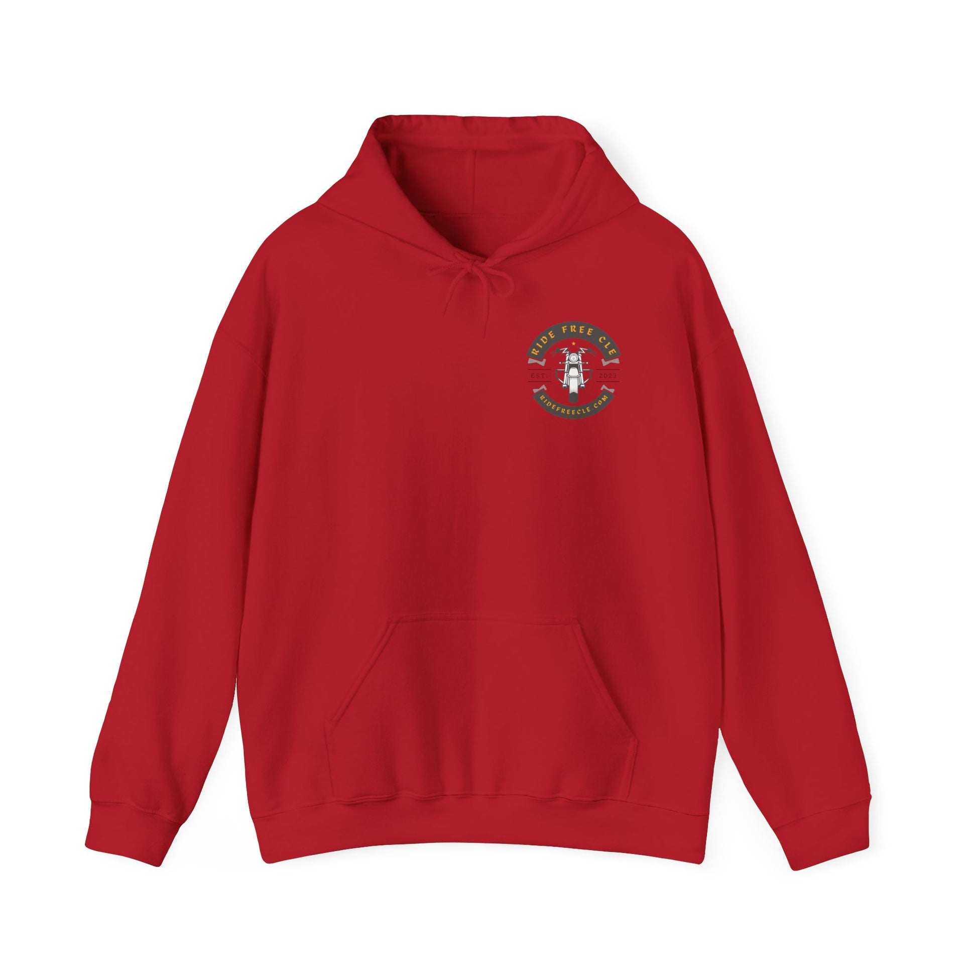 Ride Free CLE - Unisex Heavy Blend™ Hooded Sweatshirt - OCDandApparel