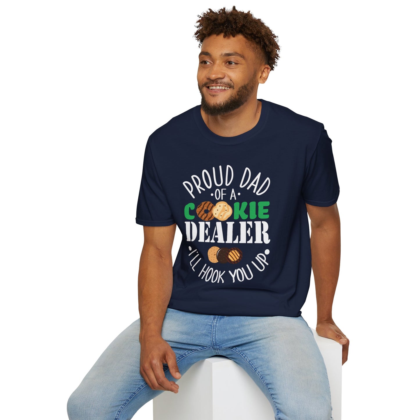 Proud Dad Of a Cookie Dealer - Unisex Softstyle T-Shirt - OCDandApparel