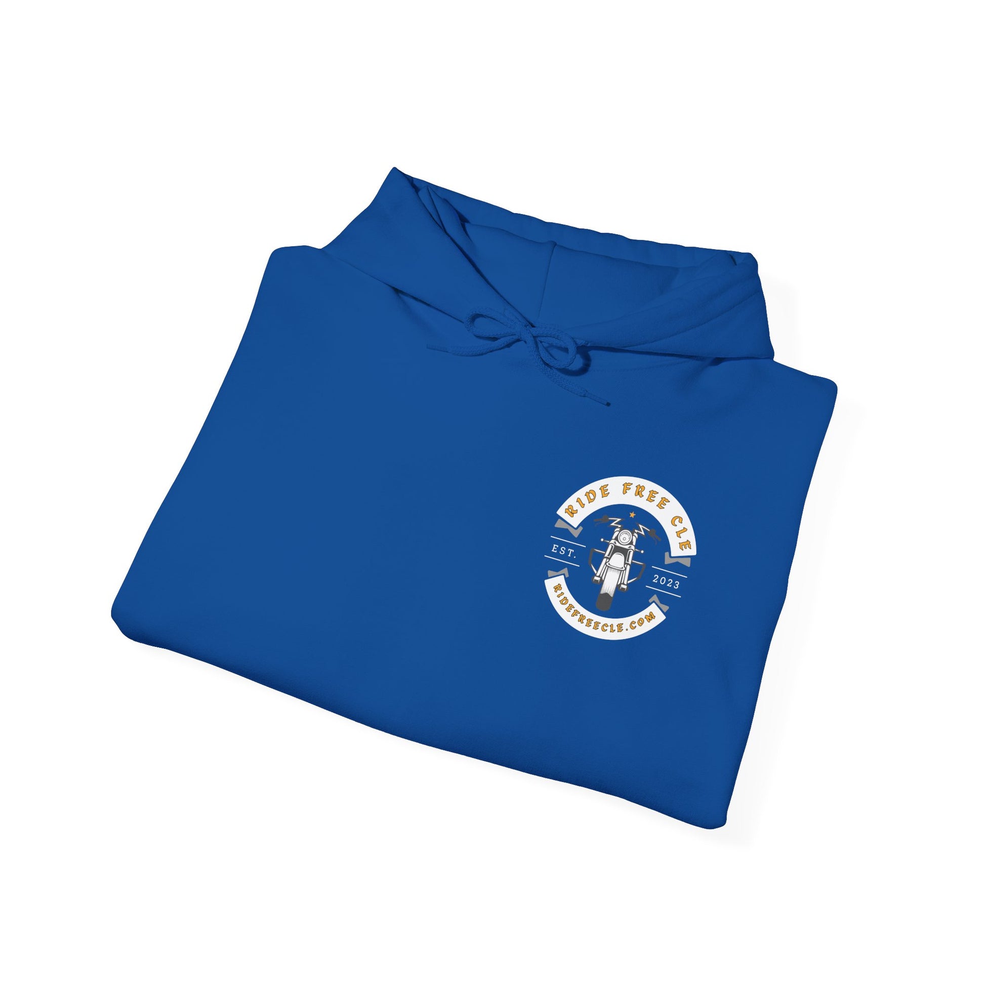 Ride Free CLE - Unisex Heavy Blend™ Hooded Sweatshirt - OCDandApparel