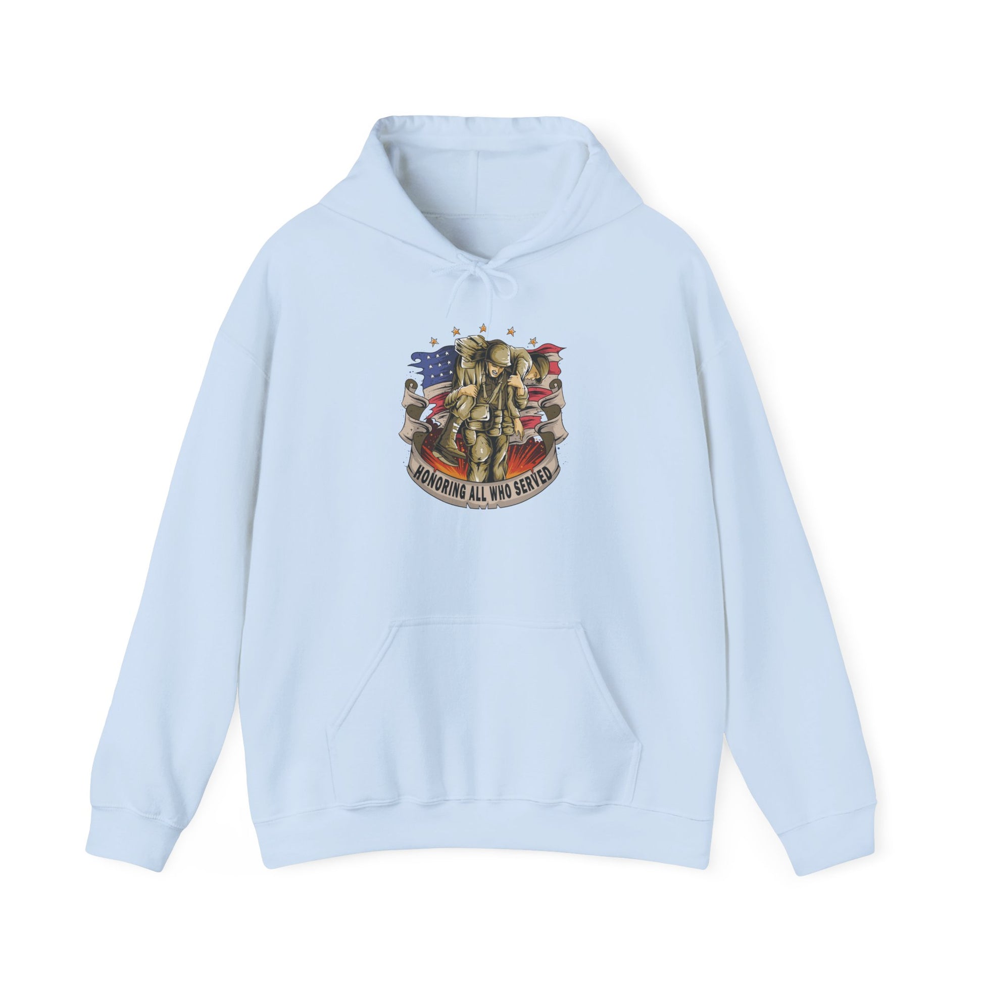 Honoring All Who Served - Unisex Heavy Blend™ Hooded Sweatshirt - OCDandApparel