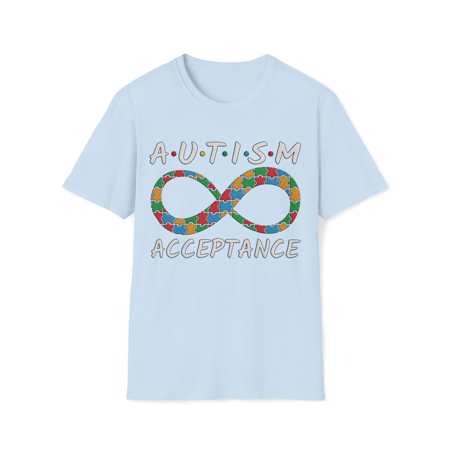 AUTISM ACCEPTANCE - Unisex Softstyle T-Shirt - OCDandApparel