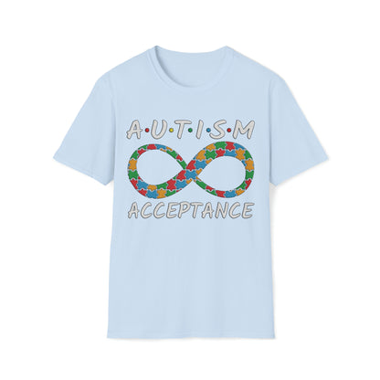 AUTISM ACCEPTANCE - Unisex Softstyle T-Shirt - OCDandApparel