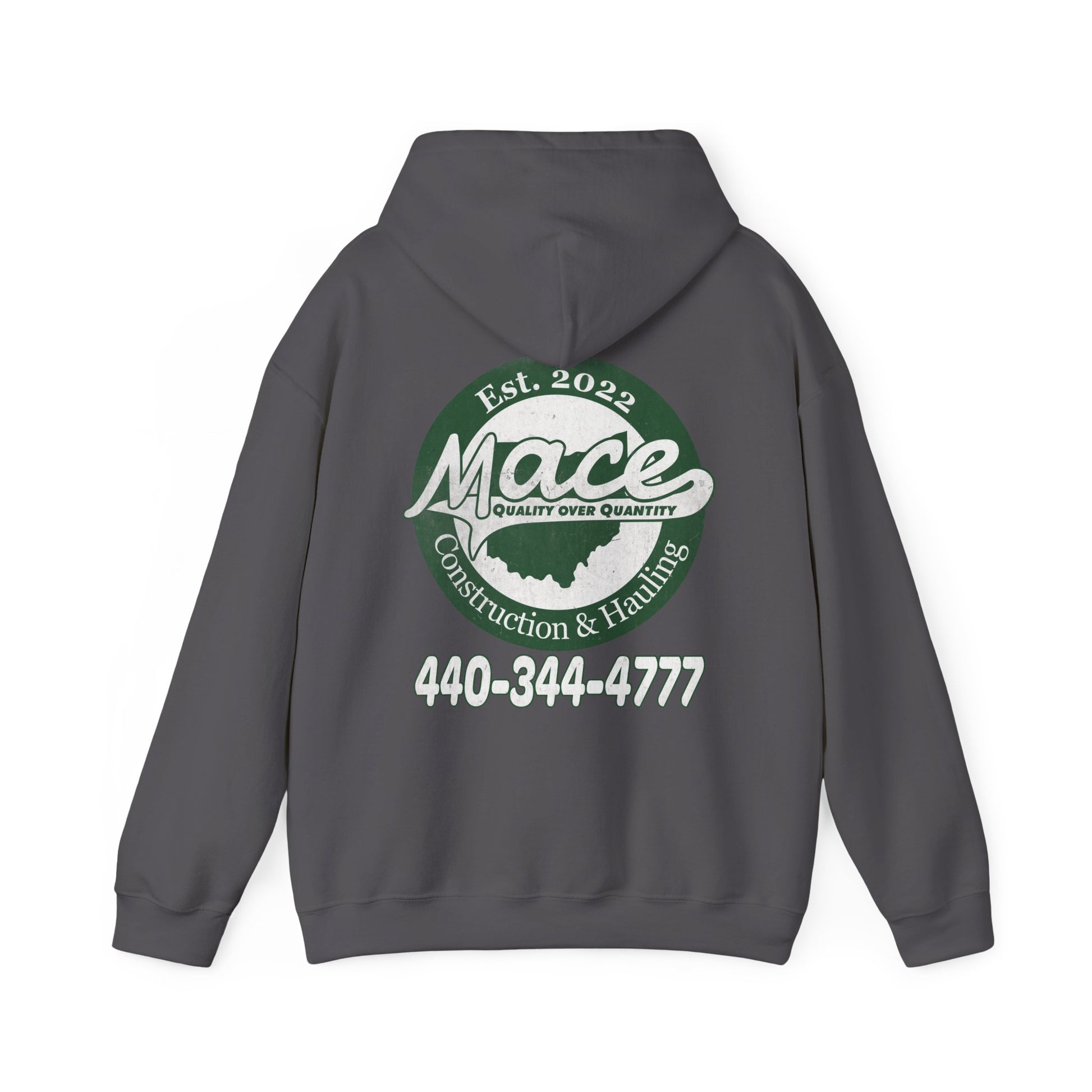 Mace Construction & Hauling - Unisex Heavy Blend™ Hooded Sweatshirt - OCDandApparel