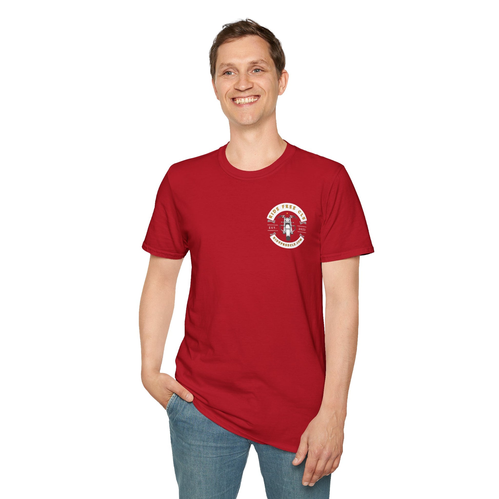 Ride Free CLE - Unisex Softstyle T-Shirt - OCDandApparel