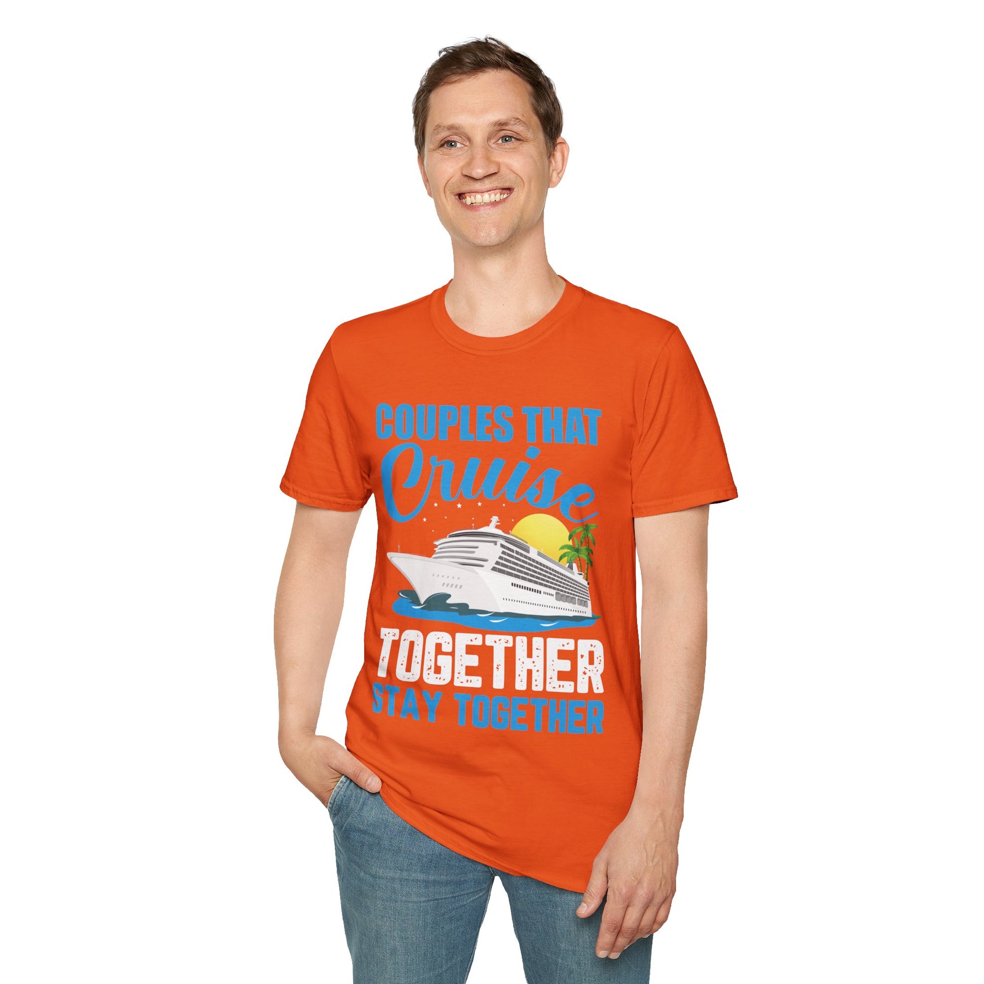 Couples That Cruise - Unisex Softstyle T-Shirt - OCDandApparel