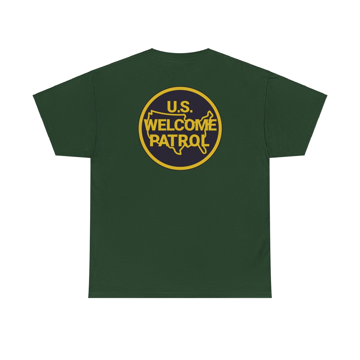 US Welcome Patrol Parody - Gildan Unisex Heavy Cotton Tee - OCDandApparel