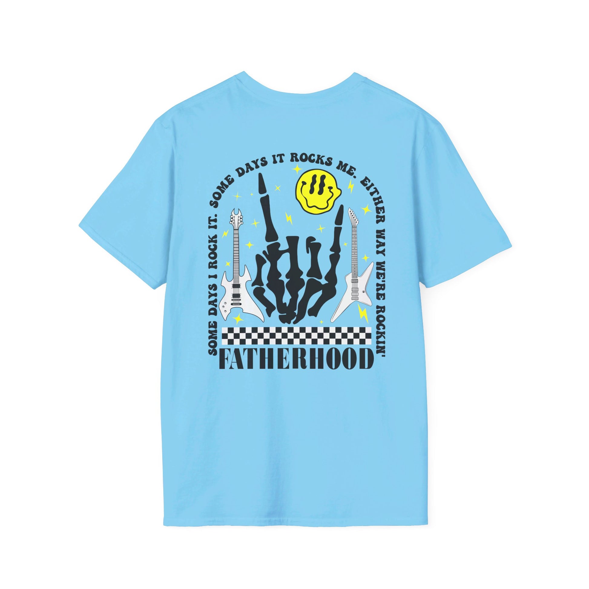 Rockin' Fatherhood - Unisex Softstyle T-Shirt - OCDandApparel