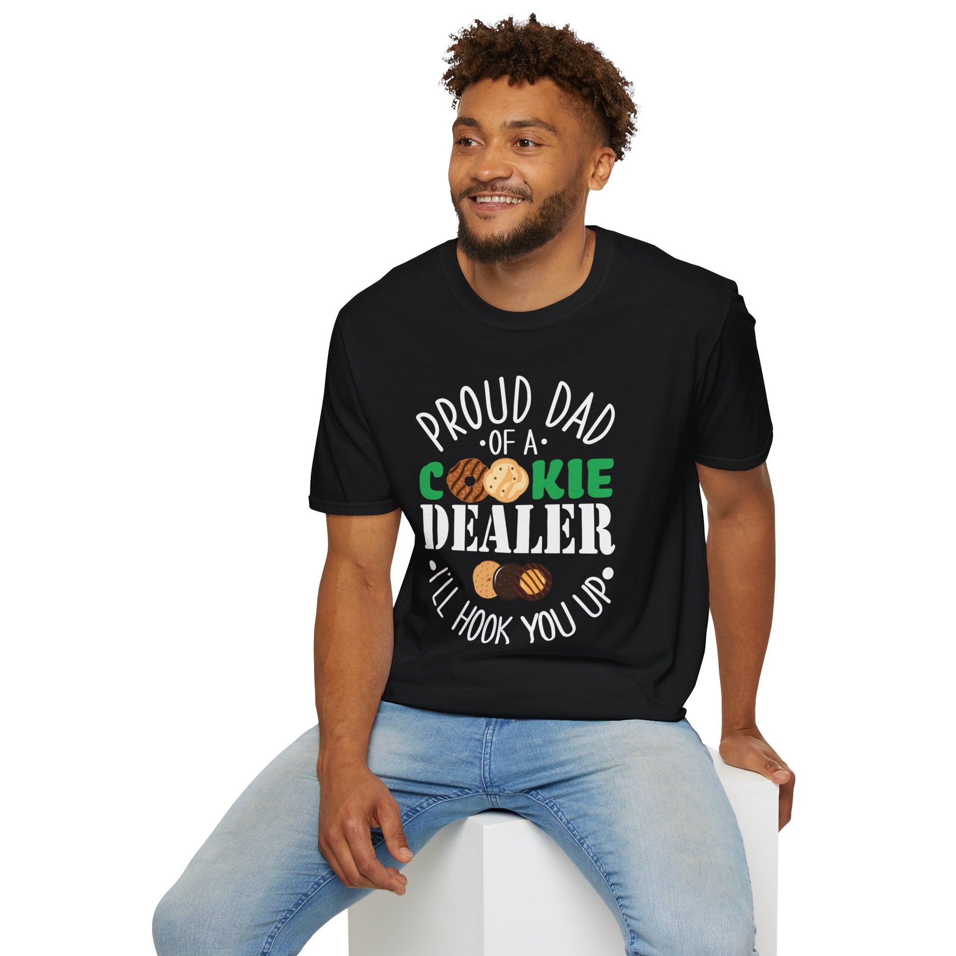 Proud Dad Of a Cookie Dealer - Unisex Softstyle T-Shirt - OCDandApparel
