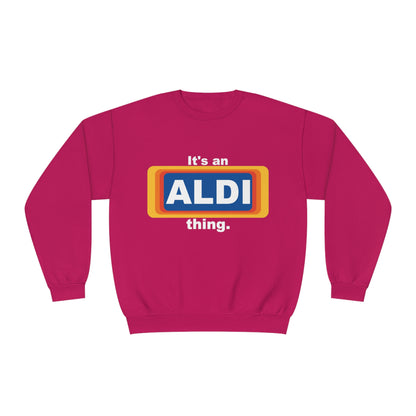ALDI fan Parody - Unisex NuBlend® Crewneck Sweatshirt - OCDandApparel