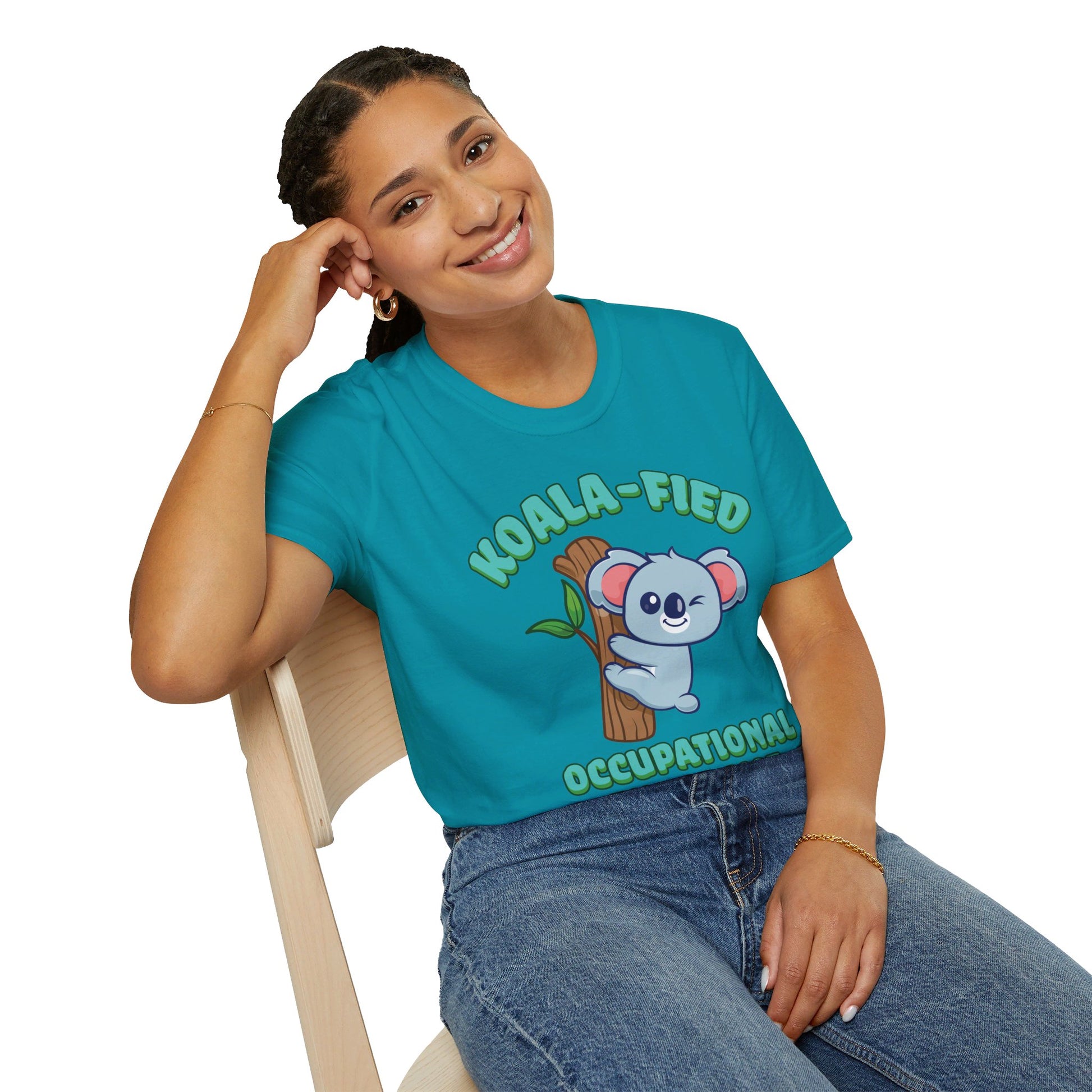 Koala-Fied Occupational Therapist - Unisex Softstyle T-Shirt - OCDandApparel