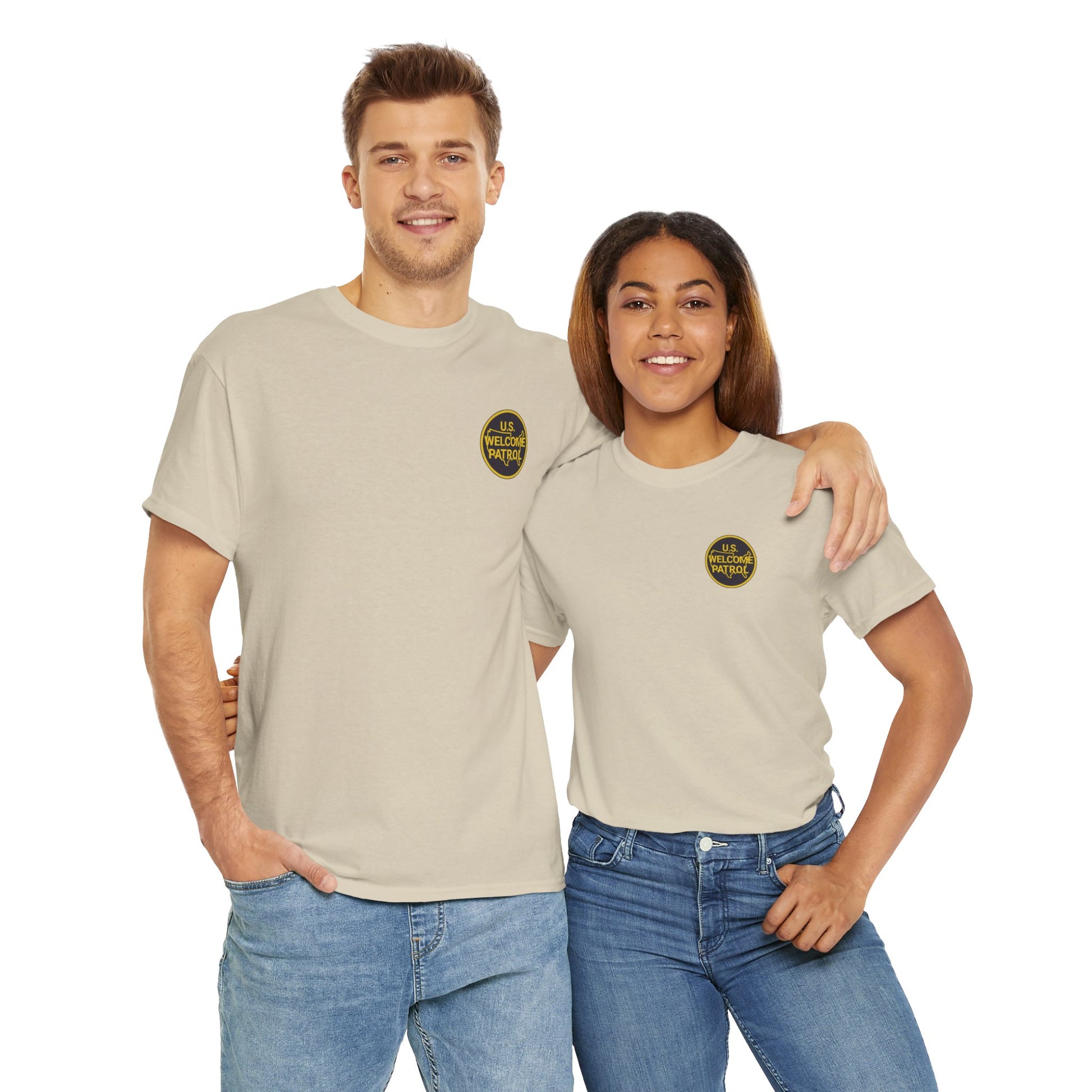US Welcome Patrol Parody - Gildan Unisex Heavy Cotton Tee - OCDandApparel