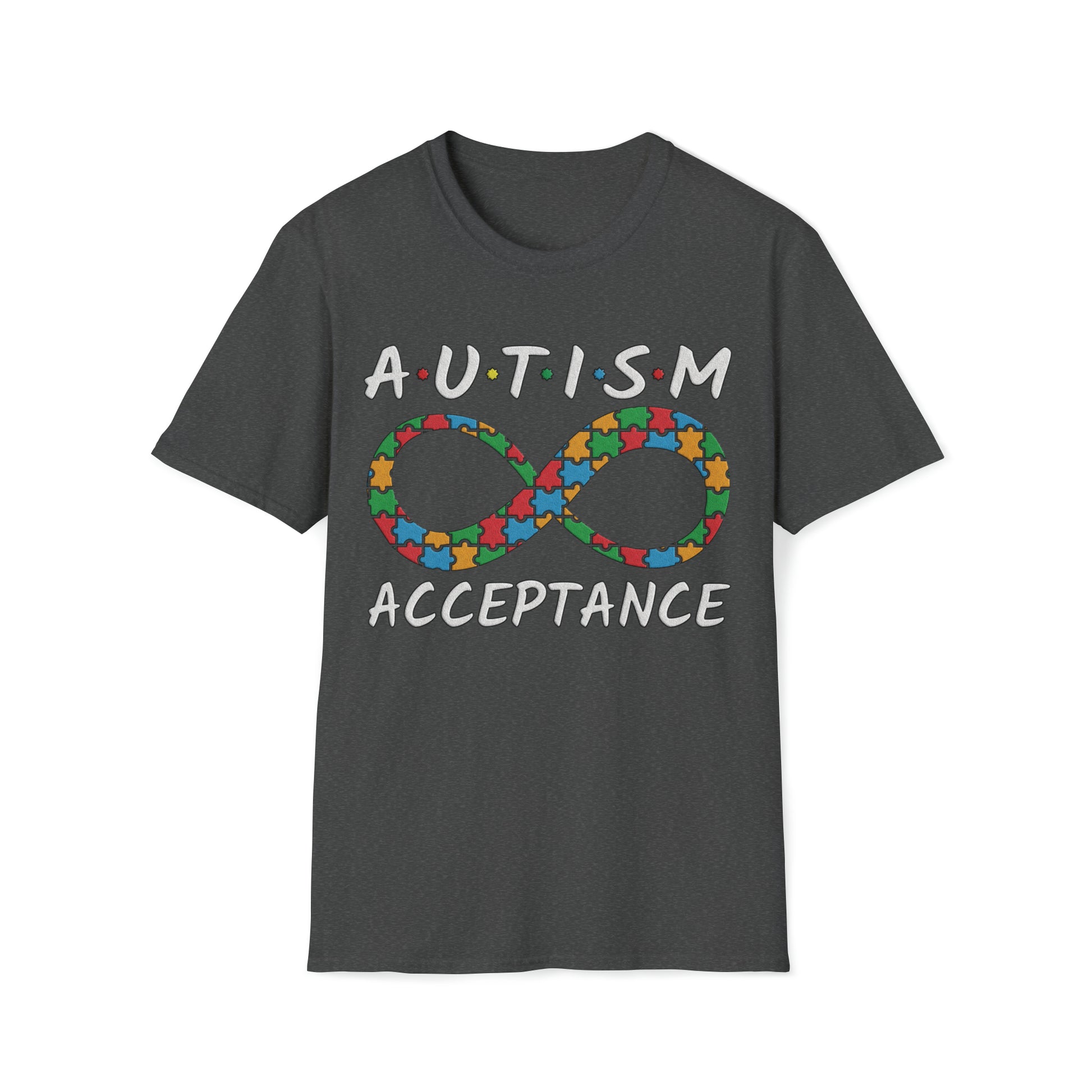 AUTISM ACCEPTANCE - Unisex Softstyle T-Shirt - OCDandApparel