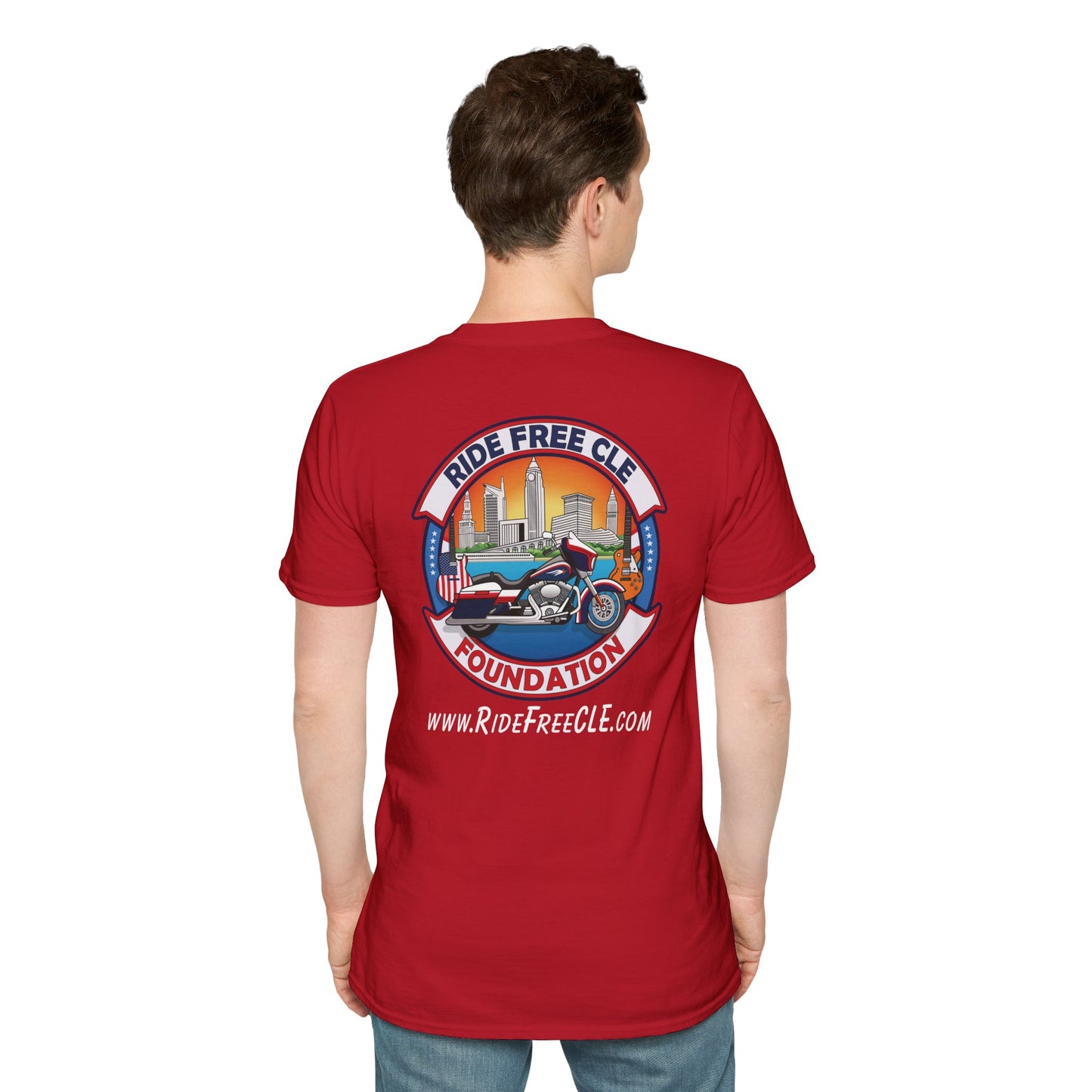 Ride Free CLE - Unisex Softstyle T-Shirt - OCDandApparel