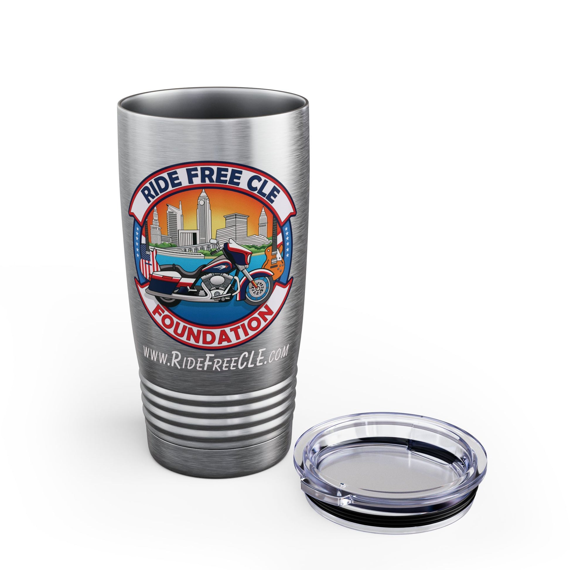 Ride Free CLE Foundation 20oz Tumbler - Perfect for Riders & Outdoor Enthusiasts - OCDandApparel