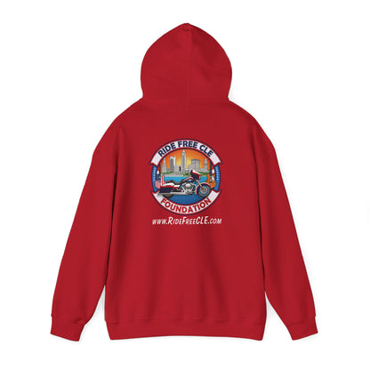 Ride Free CLE - Unisex Heavy Blend™ Hooded Sweatshirt - OCDandApparel