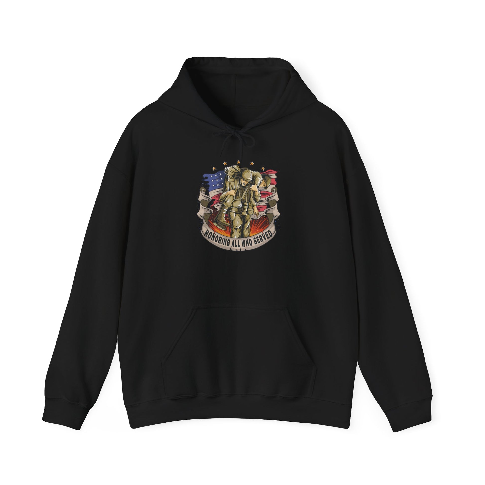 Honoring All Who Served - Unisex Heavy Blend™ Hooded Sweatshirt - OCDandApparel