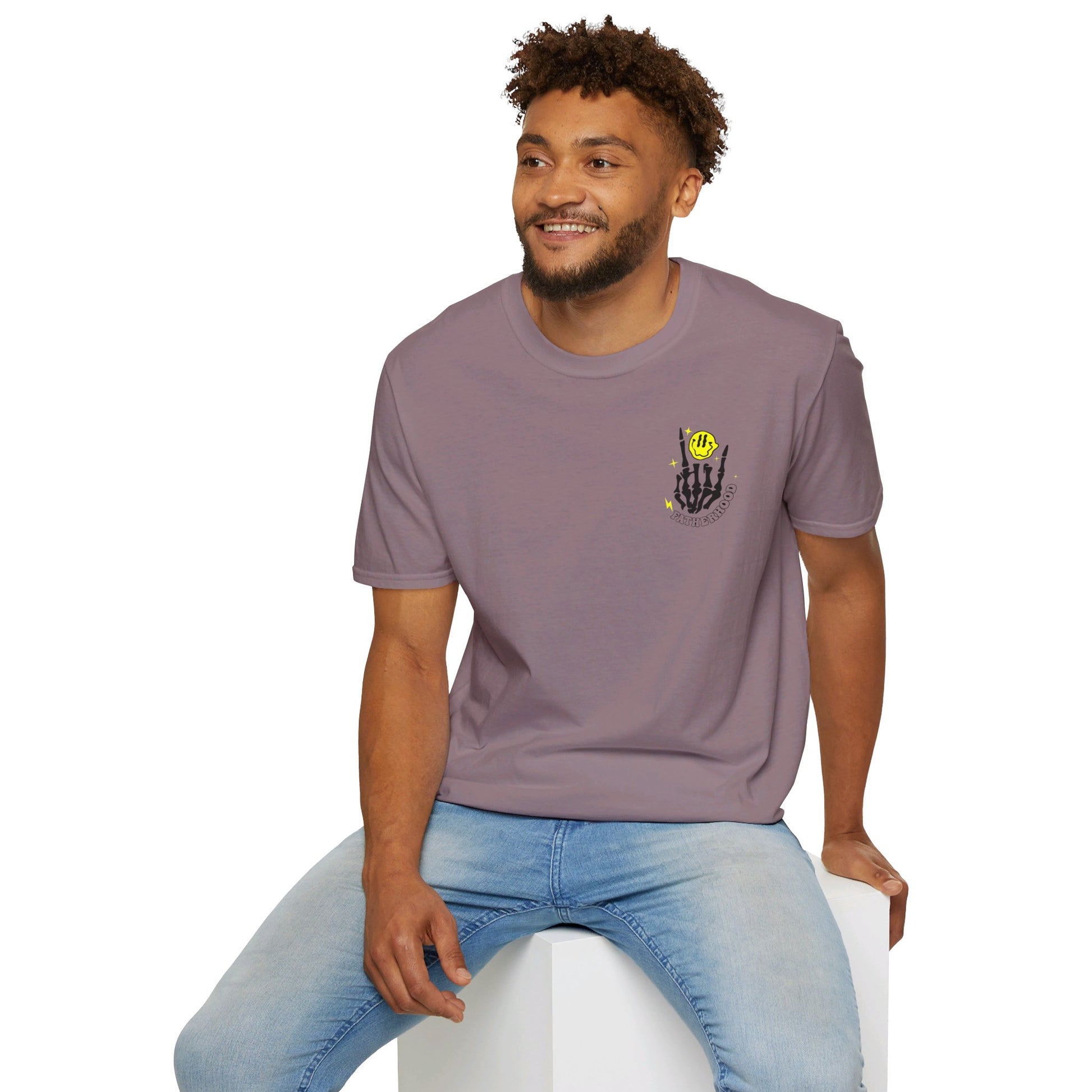 Rockin' Fatherhood - Unisex Softstyle T-Shirt - OCDandApparel