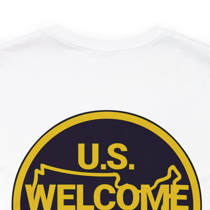 US Welcome Patrol Parody - Unisex Jersey Short Sleeve Tee - OCDandApparel