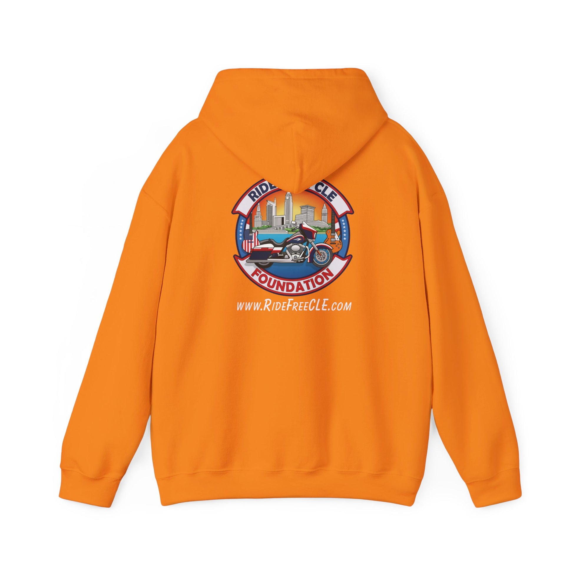 Ride Free CLE - Unisex Heavy Blend™ Hooded Sweatshirt - OCDandApparel