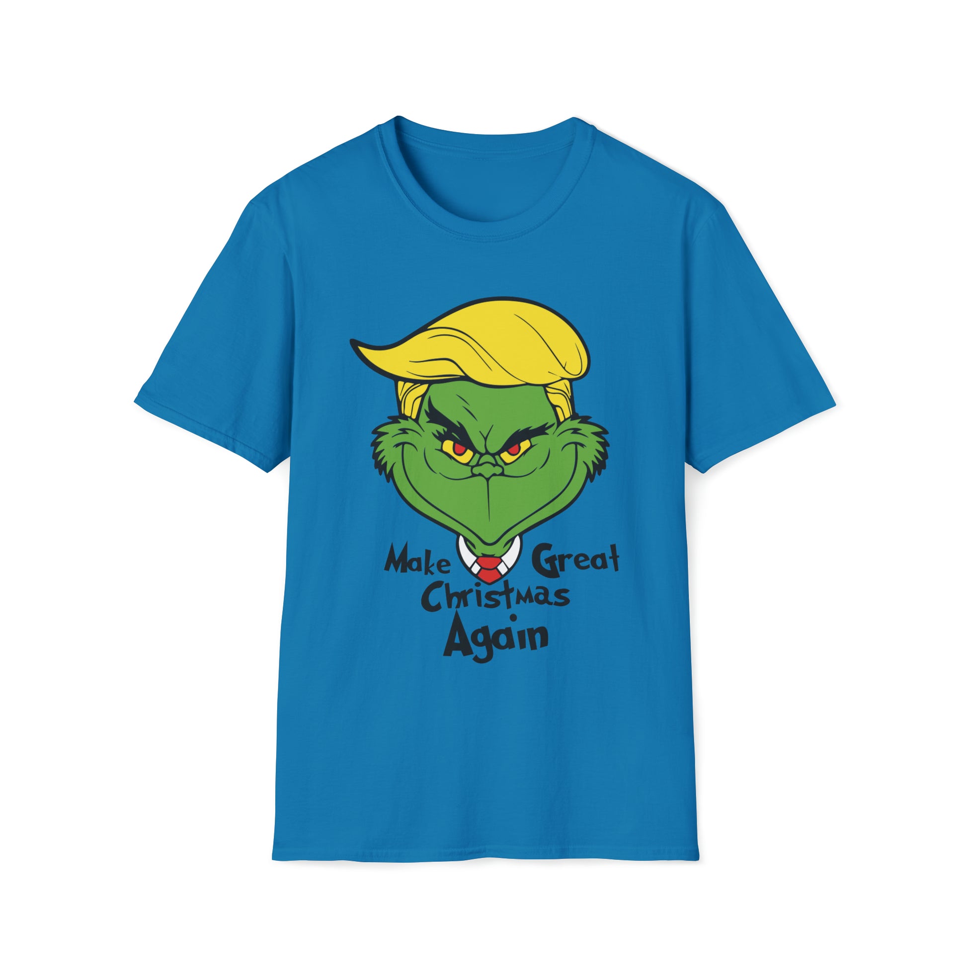 Christmas Great Again Grinchy - Unisex Softstyle T-Shirt - OCDandApparel