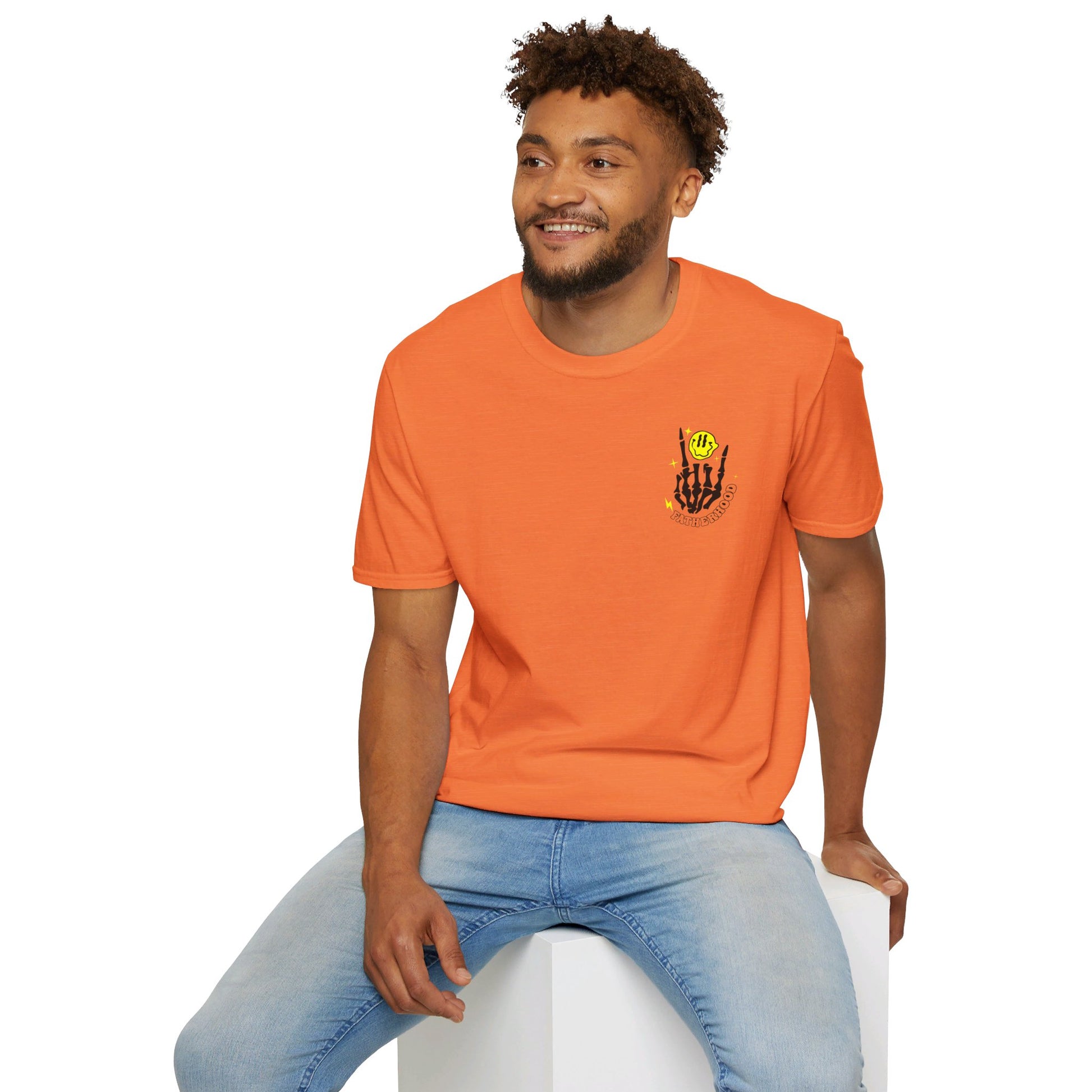 Rockin' Fatherhood - Unisex Softstyle T-Shirt - OCDandApparel