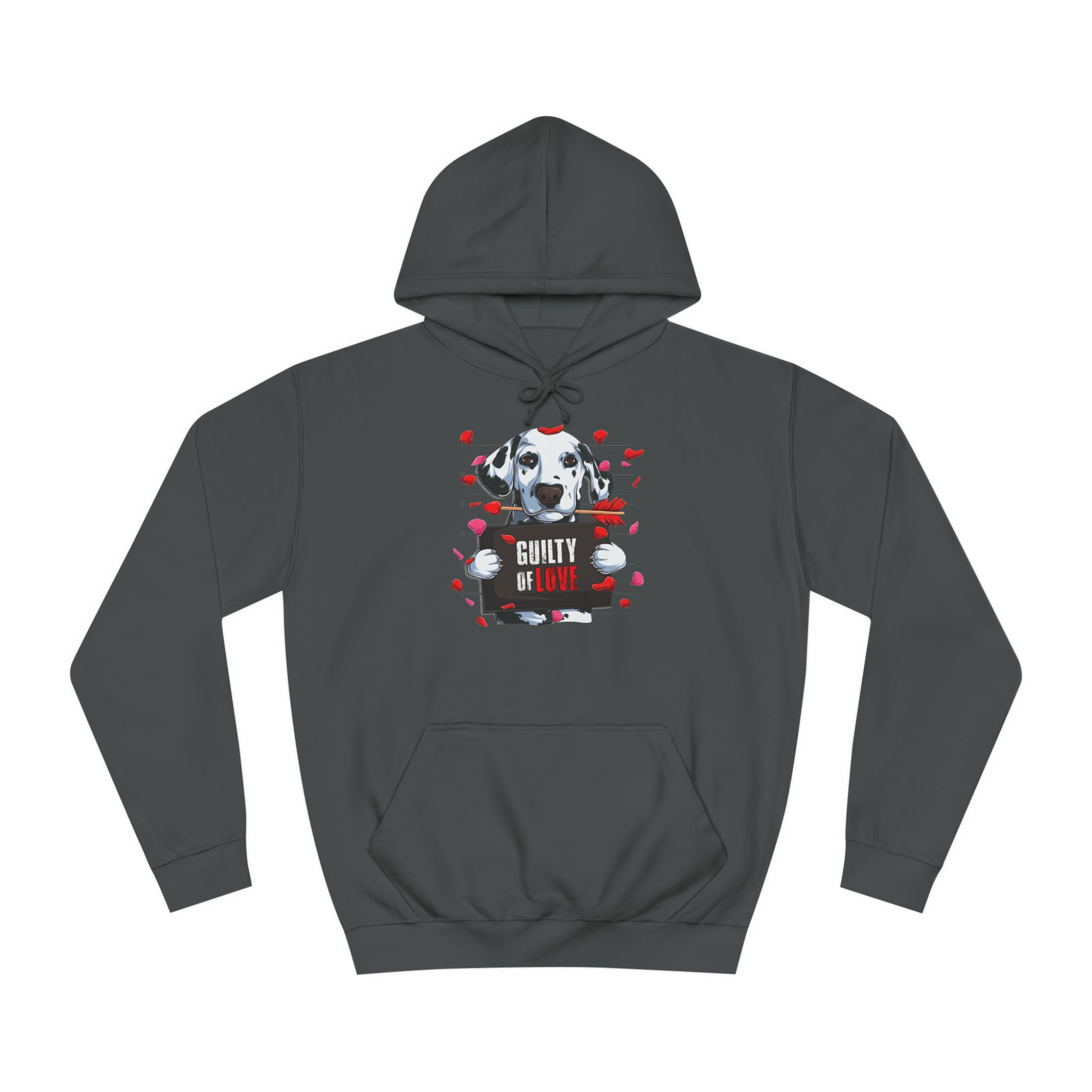 Guilty of Love Dalmatian - Unisex College Hoodie - OCDandApparel