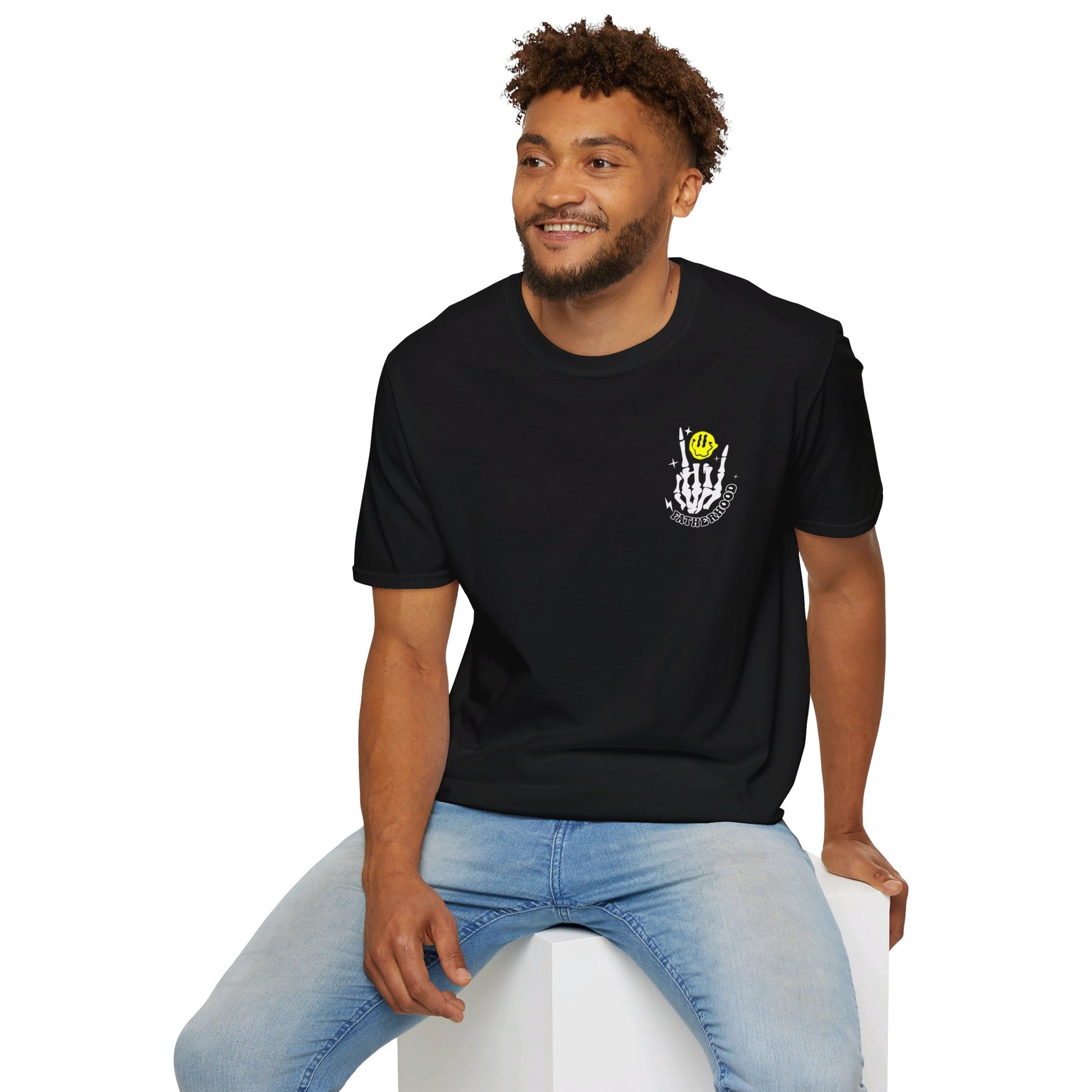 Rockin' Fatherhood - Unisex Softstyle T-Shirt - OCDandApparel
