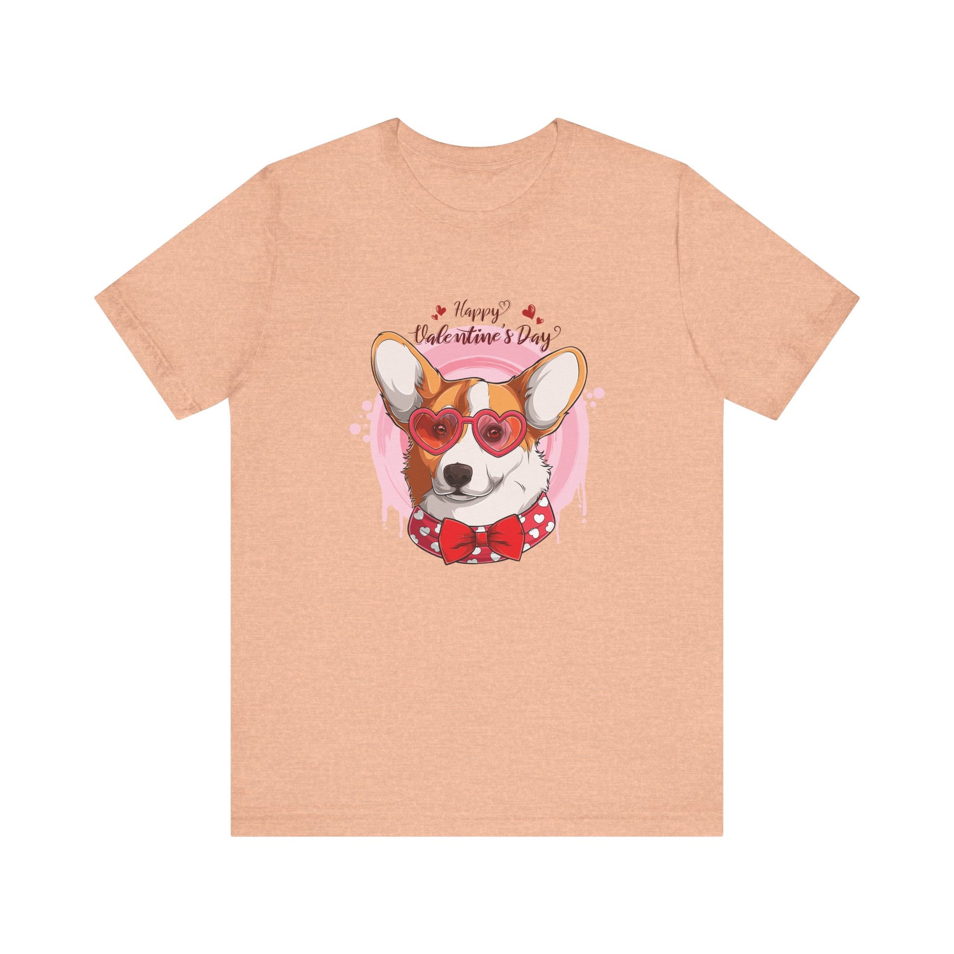 Valentines Day Corgi - Unisex Jersey Short Sleeve Tee - OCDandApparel