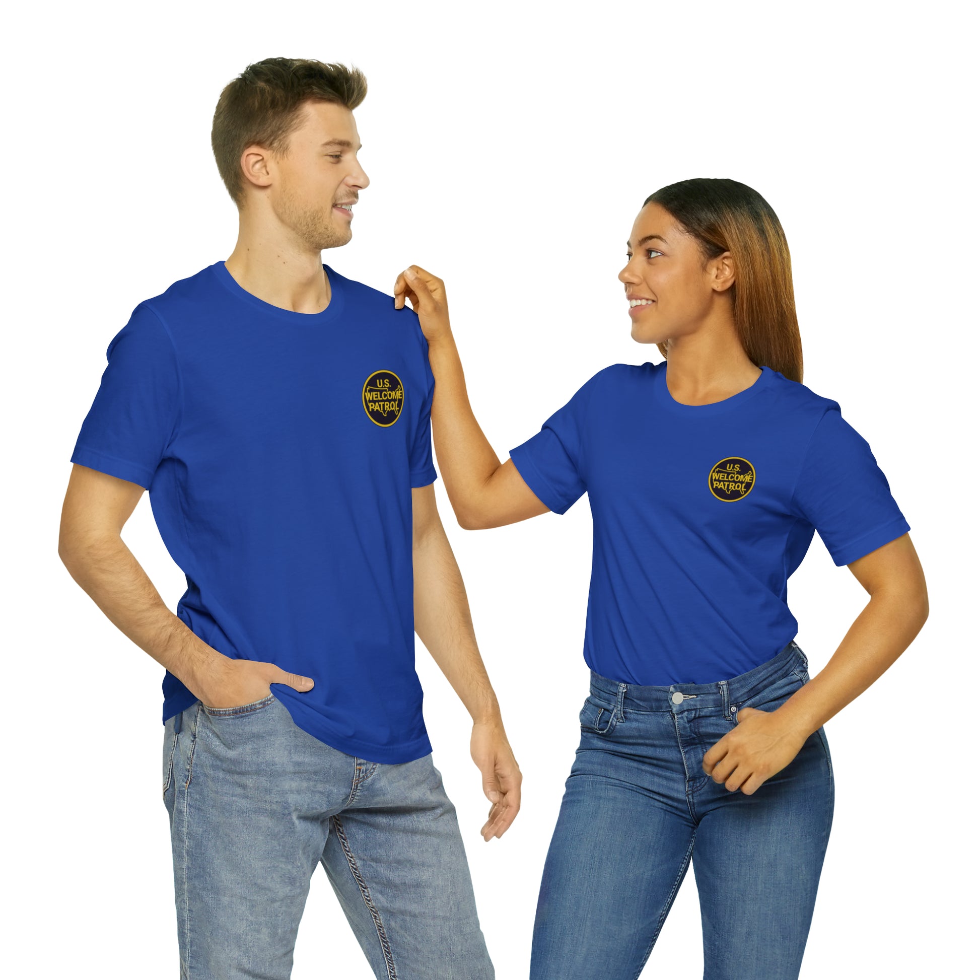 US Welcome Patrol Parody - Unisex Jersey Short Sleeve Tee - OCDandApparel