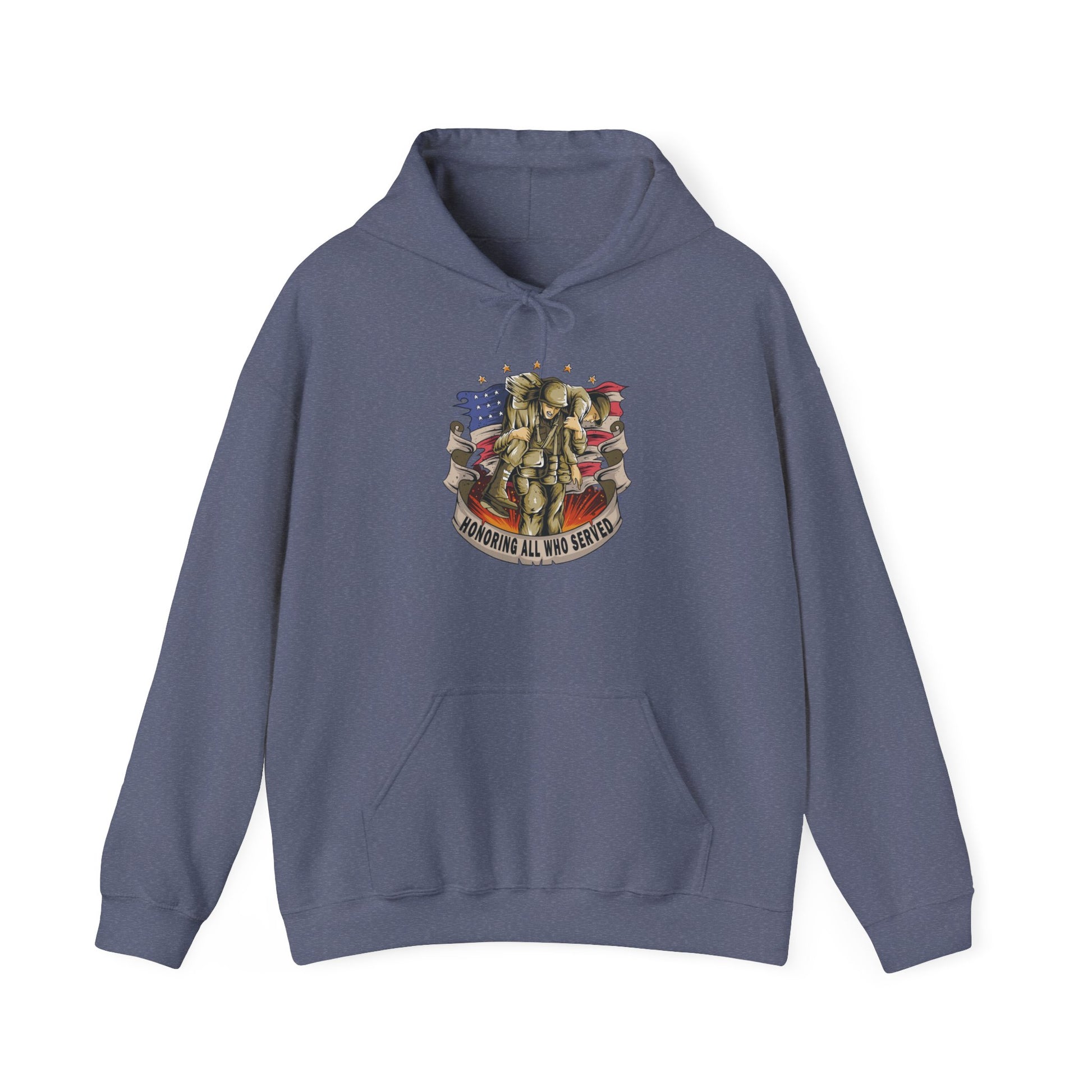 Honoring All Who Served - Unisex Heavy Blend™ Hooded Sweatshirt - OCDandApparel
