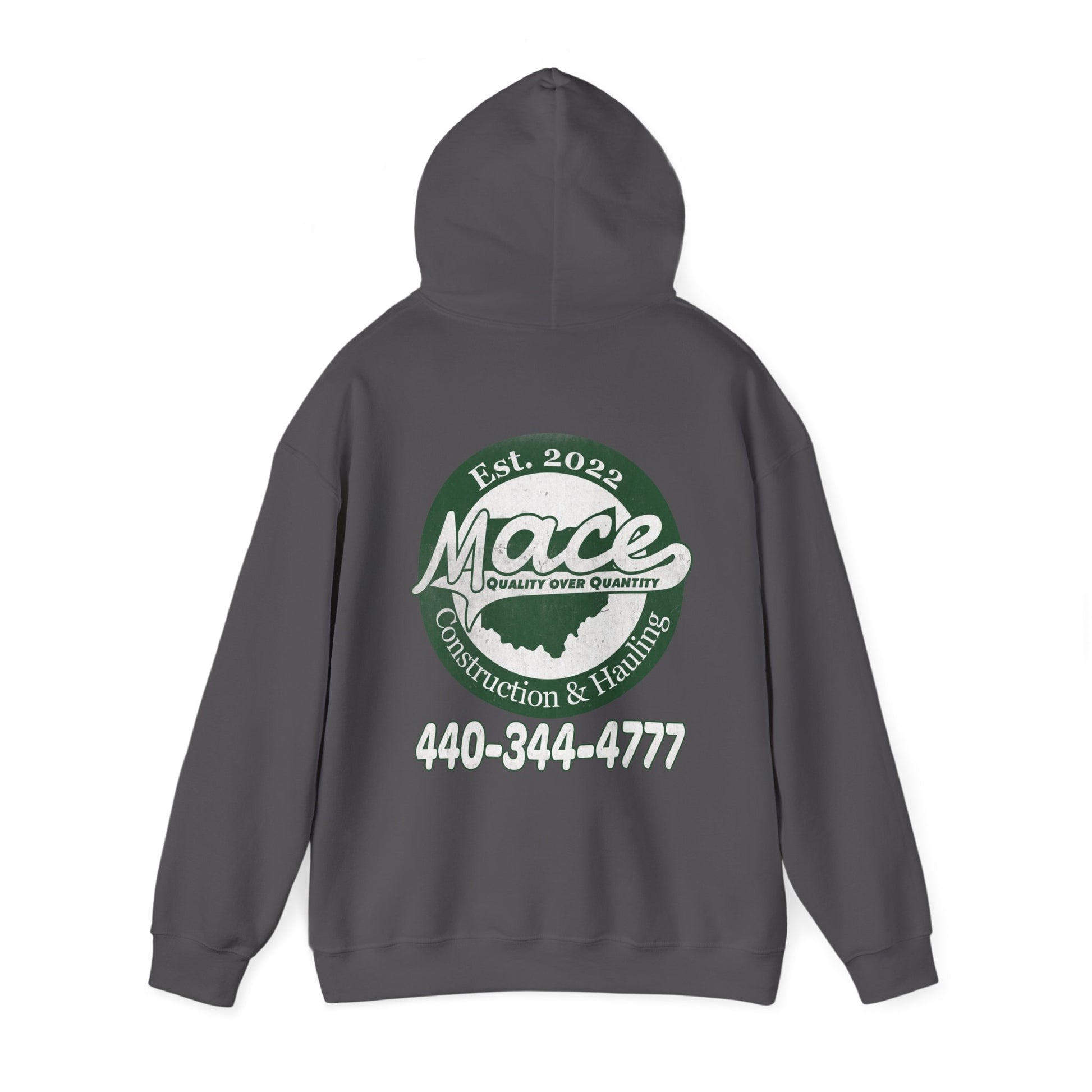 Mace Construction & Hauling - Unisex Heavy Blend™ Hooded Sweatshirt - OCDandApparel