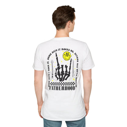 Rockin' Fatherhood - Unisex Softstyle T-Shirt - OCDandApparel