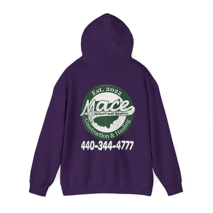 Mace Construction & Hauling - Unisex Heavy Blend™ Hooded Sweatshirt - OCDandApparel