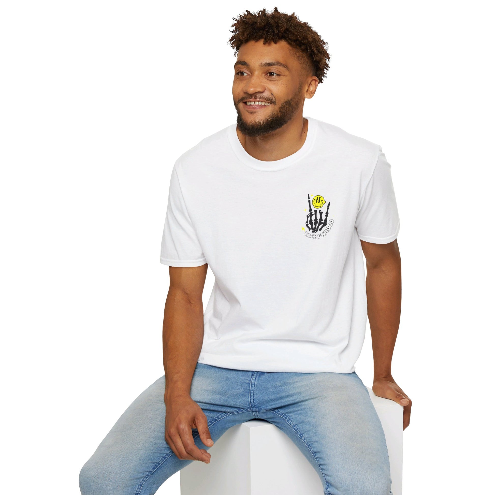 Rockin' Fatherhood - Unisex Softstyle T-Shirt - OCDandApparel