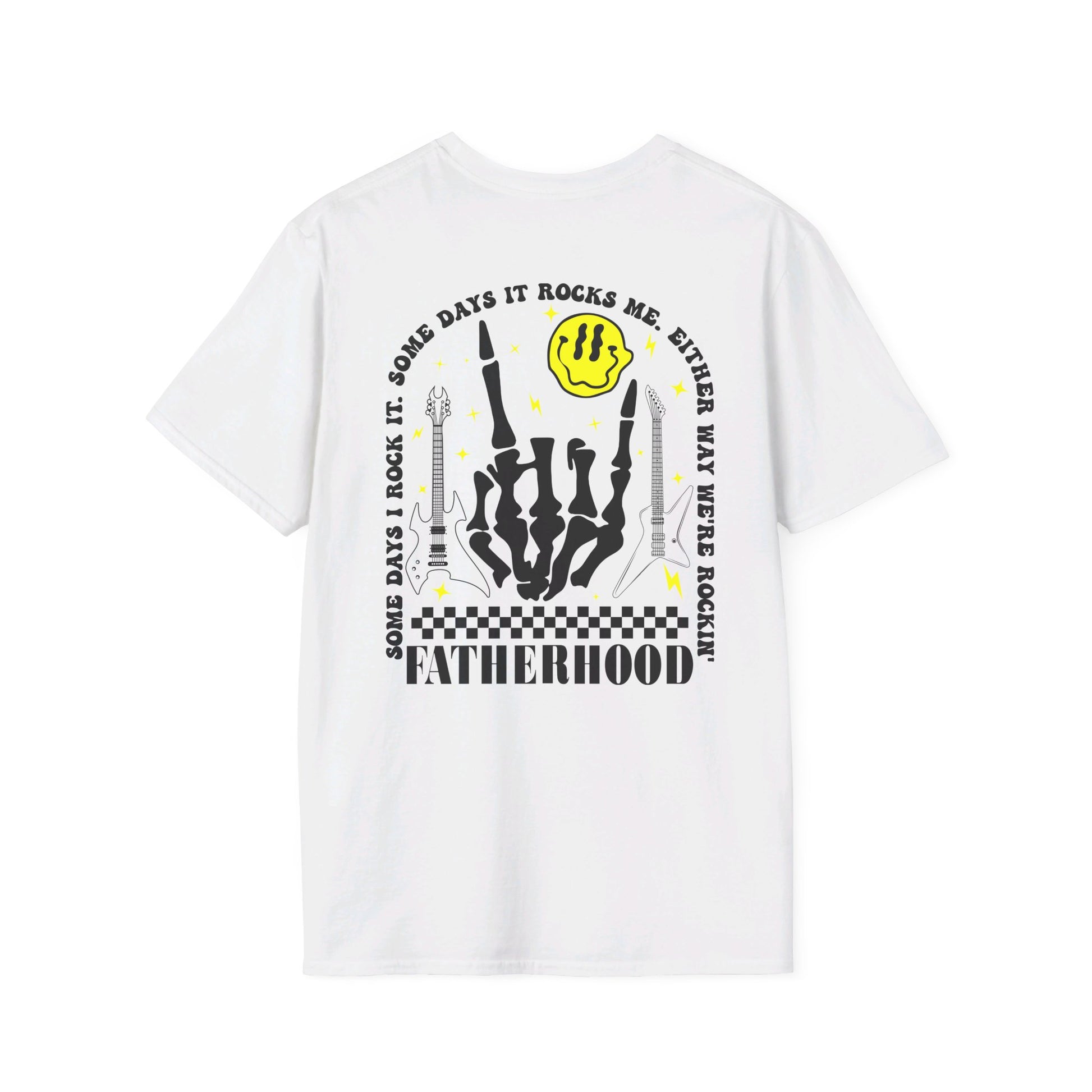 Rockin' Fatherhood - Unisex Softstyle T-Shirt - OCDandApparel