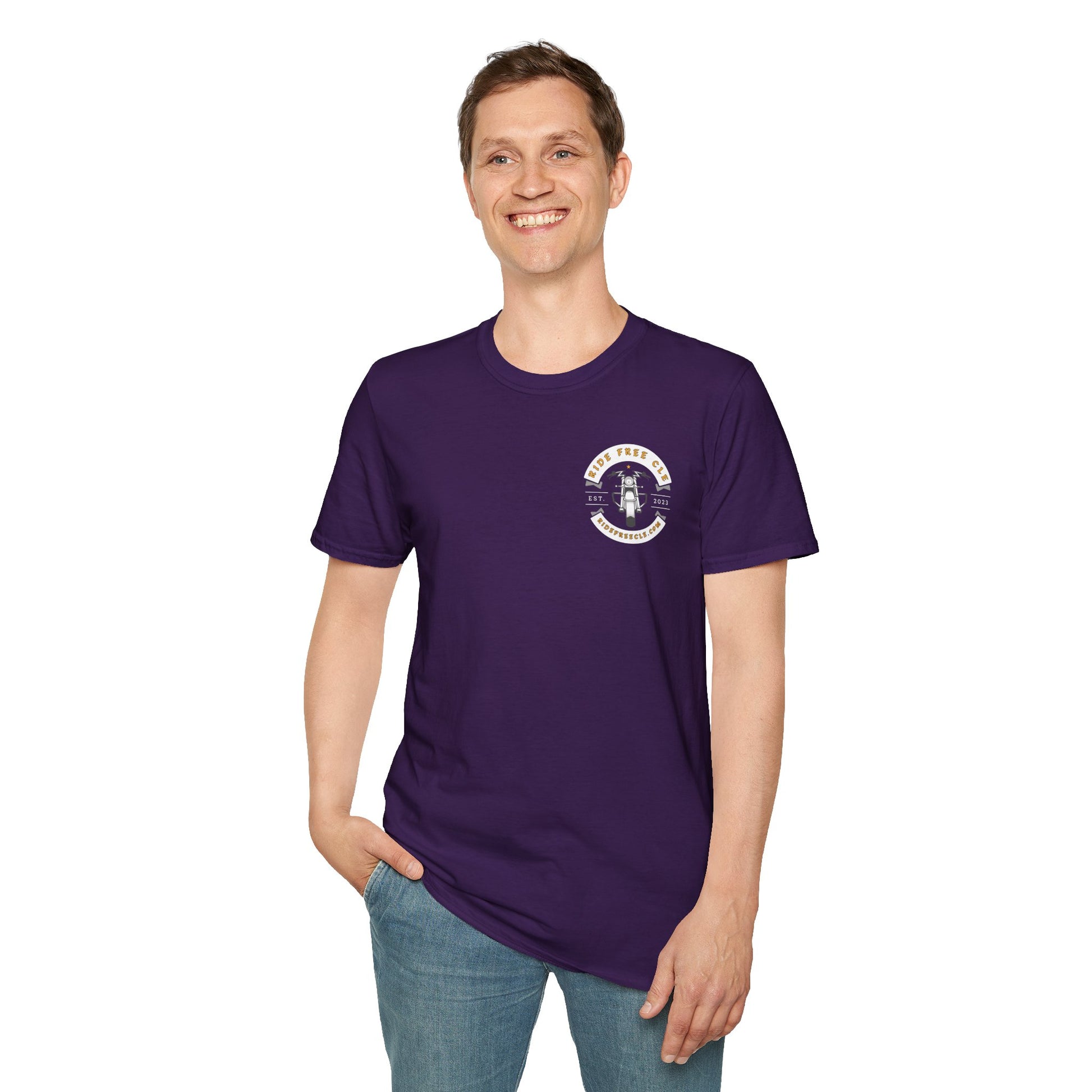 Ride Free CLE - Unisex Softstyle T-Shirt - OCDandApparel