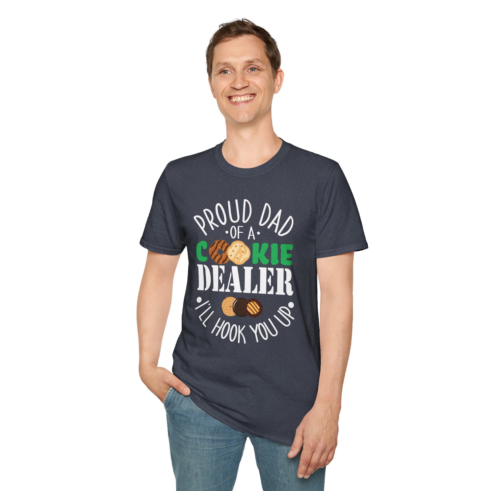 Proud Dad Of a Cookie Dealer - Unisex Softstyle T-Shirt - OCDandApparel