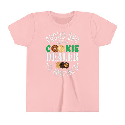 Proud Bro of a Cookie Dealer - Youth Short Sleeve Tee - OCDandApparel