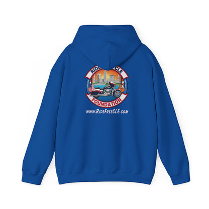 Ride Free CLE - Unisex Heavy Blend™ Hooded Sweatshirt - OCDandApparel