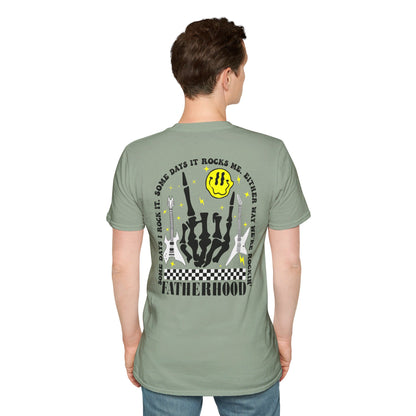 Rockin' Fatherhood - Unisex Softstyle T-Shirt - OCDandApparel