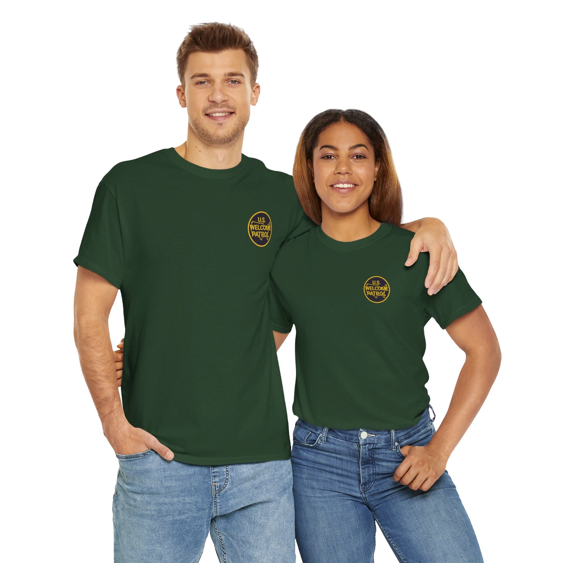 US Welcome Patrol Parody - Gildan Unisex Heavy Cotton Tee - OCDandApparel