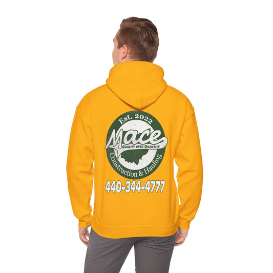 Mace Construction & Hauling - Unisex Heavy Blend™ Hooded Sweatshirt - OCDandApparel