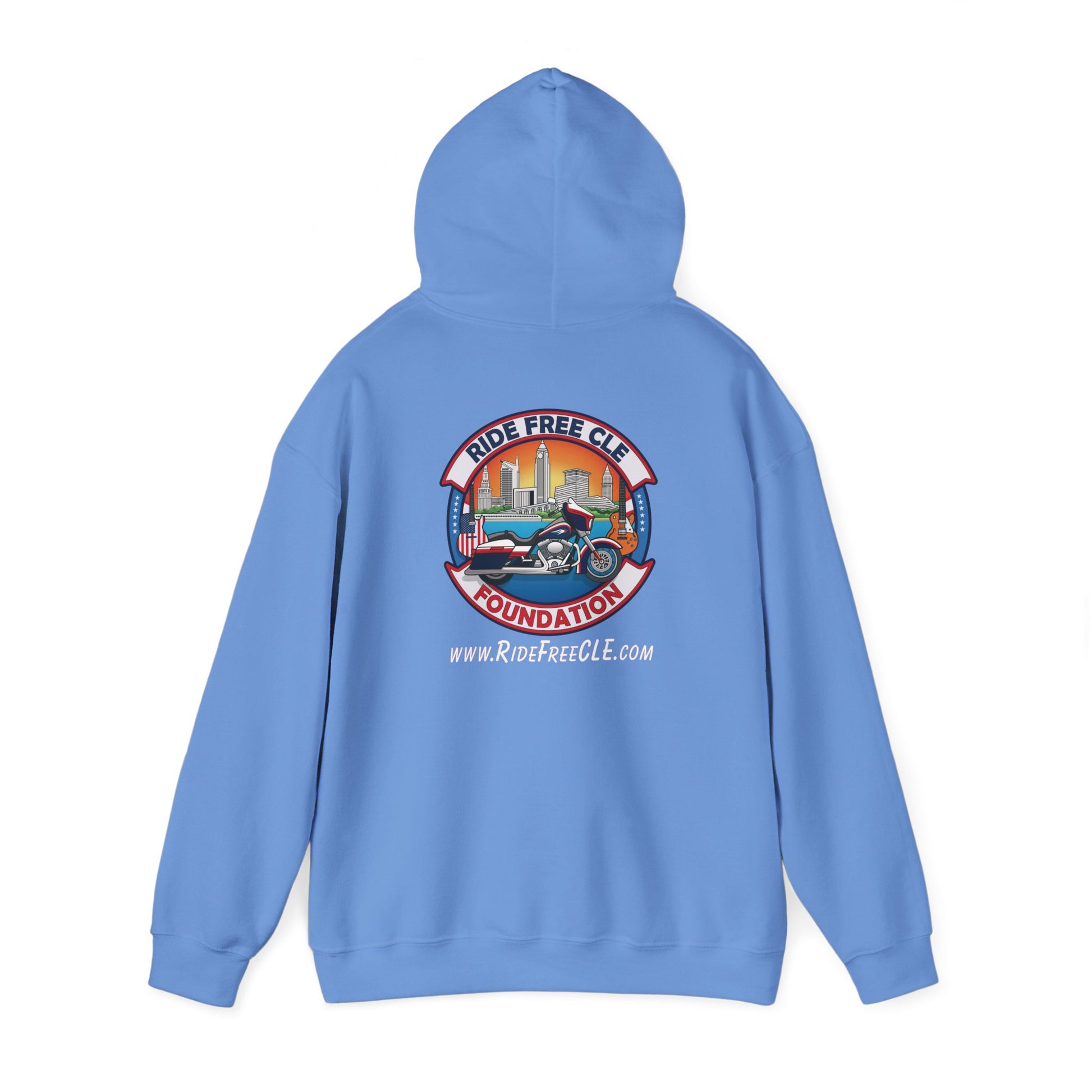 Ride Free CLE - Unisex Heavy Blend™ Hooded Sweatshirt - OCDandApparel