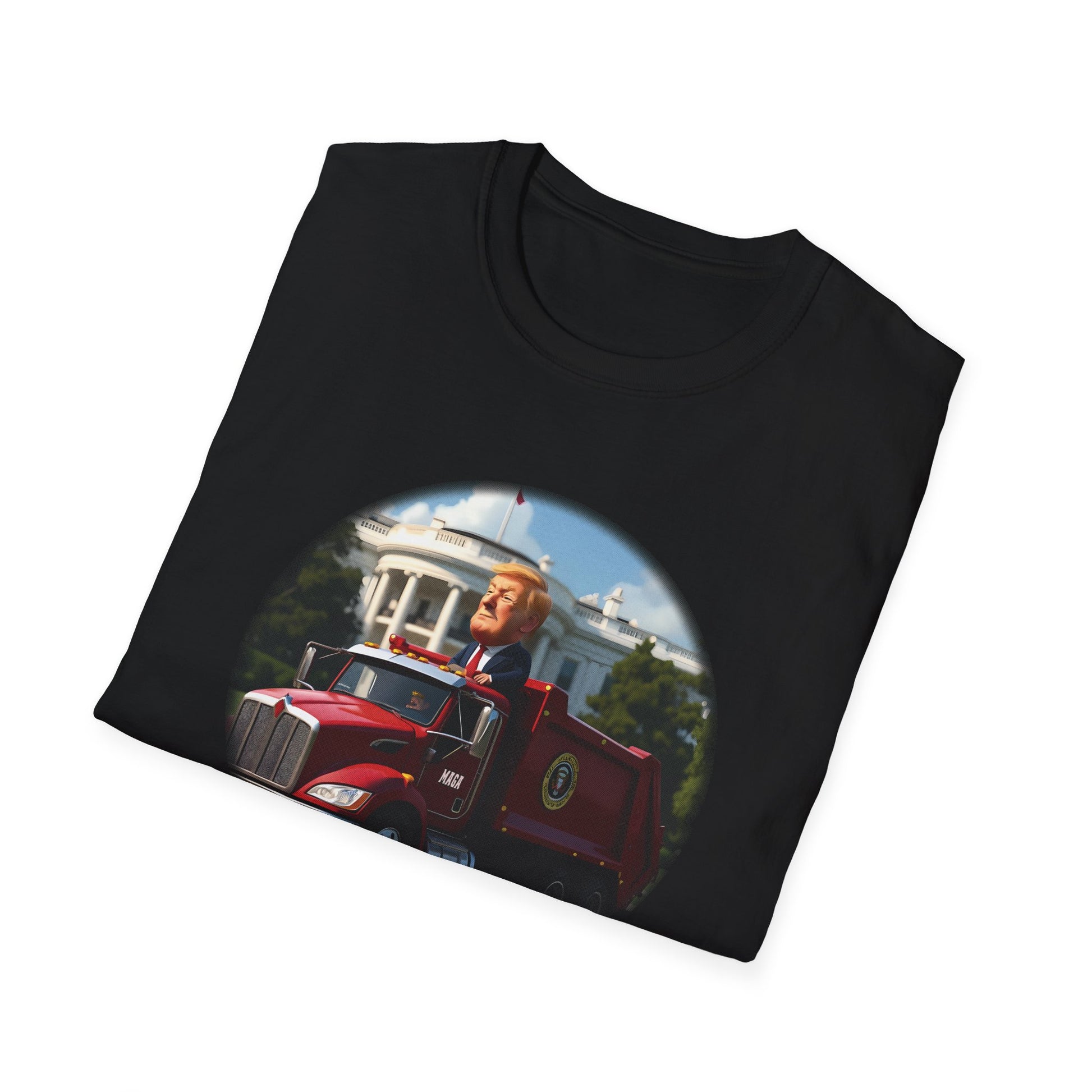 Garbage Truck Trump - Unisex Softstyle T-Shirt - OCDandApparel